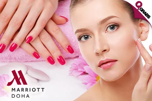 For QR260 Treat Yourself with a Therapeutic Prescriptive Facial Plus a Manicure at Doha Marriott! (QR530 Value)